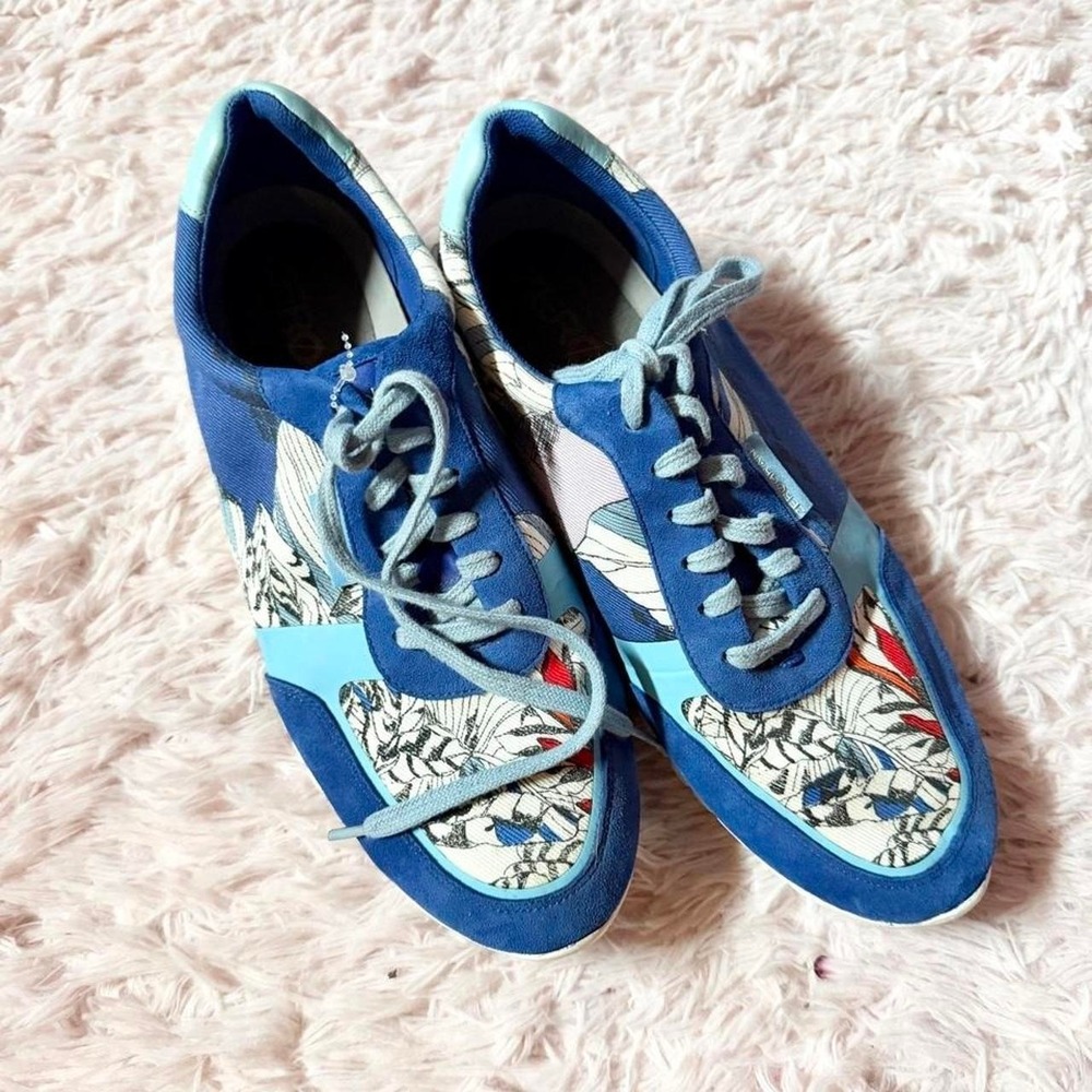 Coll Haan Zerogrand Floral Whimsical Colorful Statement Walking Womens Shoes 8